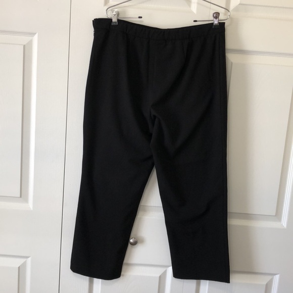 NWOT Susan Graver Womens Capri Pants Size 12 Black - Picture 3 of 9